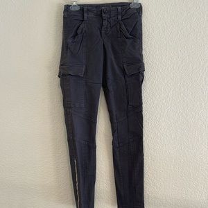 J Brand Houlihan Military Skinny Cargo Pants - Dark Gray